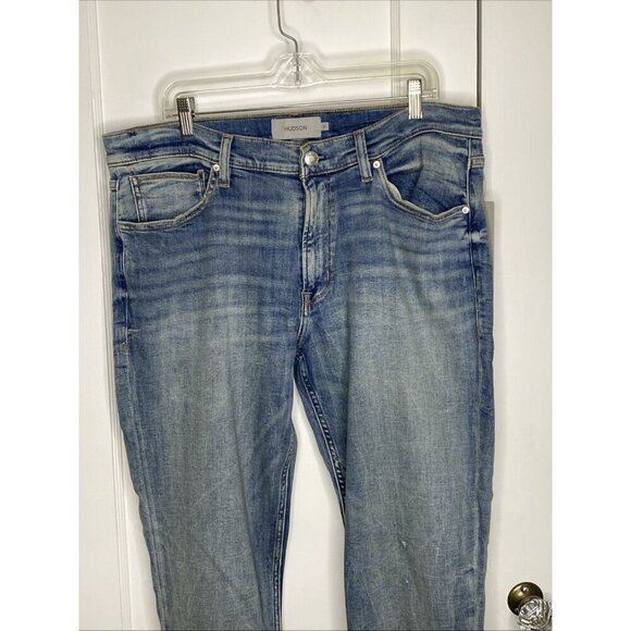Hudson Zack Midrise Slim In National Size 38 NWT MSRP $235 Distressed Stretch - Picture 9 of 10